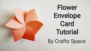 Flower Envelope Card Tutorial | By Crafts Space