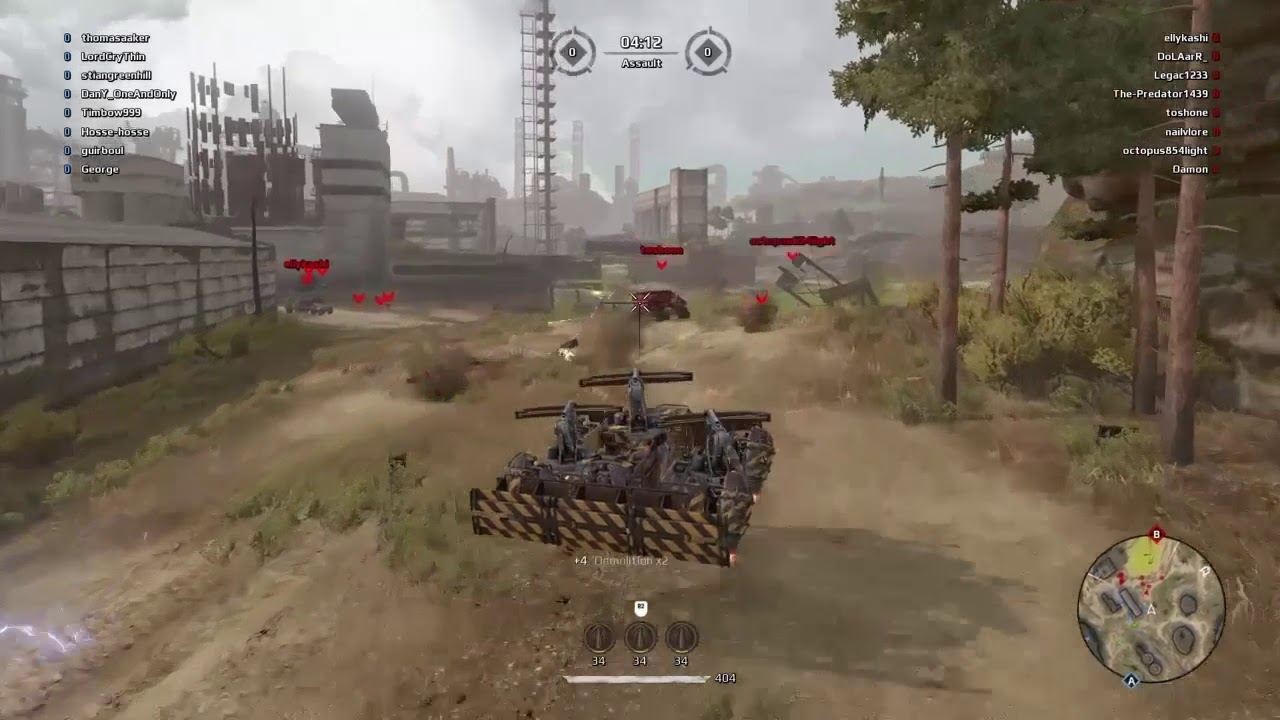 Crossout triple spike