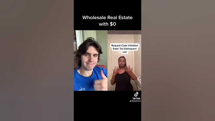 Wholesale real Estate with $0
