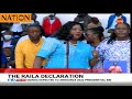 Odinga family members introduce themselves in a colourful manner at Kasarani #azimiolaumojakenya