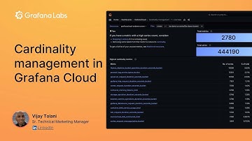 How to use Cardinality Management dashboards in Grafana Cloud