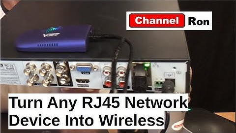 Turn Any RJ45 Network Device Into Wireless