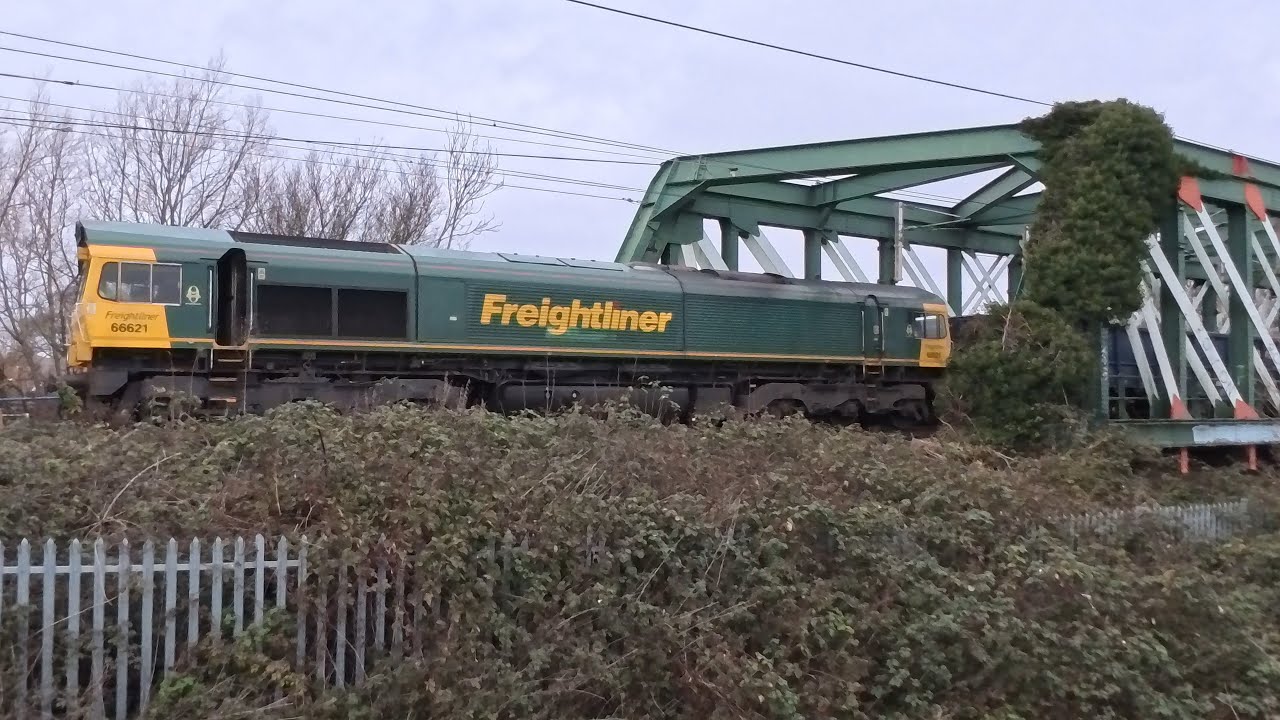 Freightliner 66621 - 6M55 Chesterton Junction Fhh to Wembley Receptions 1-7 on 08.01.2026