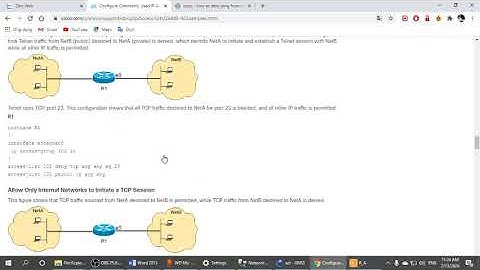 [LAB CCNA] Lab cấu hình Access-list trên Router Cisco và GNS3