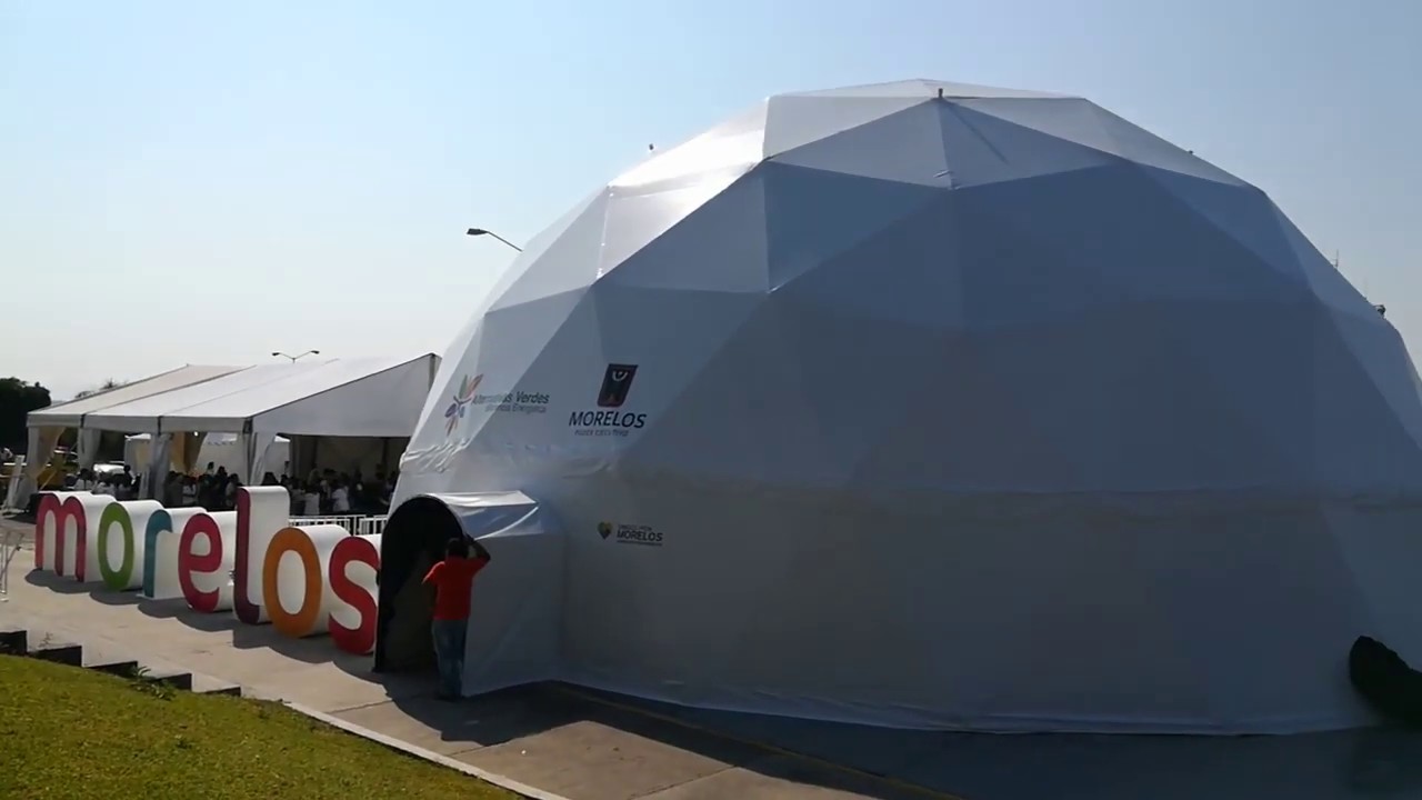Domo para Informe de Gobierno de Morelos / Domo Mapping 360 grados