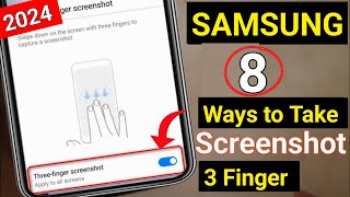 8 Ways to Take Screenshot | How to Take Screenshot in Samsung | 3 Finger Screenshot In Samsung