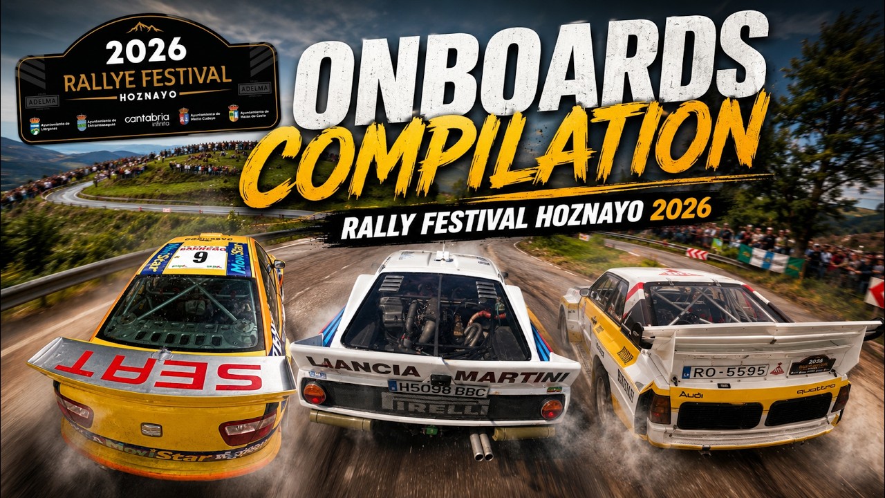 ONBOARD SHOW AND FAILS | GROUP B & WRC | RALLY FESTIVAL HOZNAYO 2026