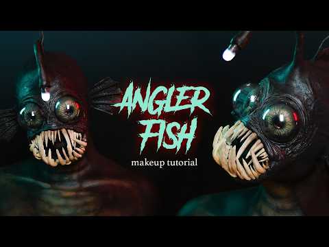 ANGLER FISH 🐠 SFX Makeup Tutorial #SPOOKTOBER
