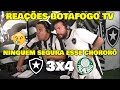 REAÇÕES BOTAFOGO TV - BOTAFOGO 3x4 PALMEIRAS - TEVE CHORORÔ! BOTAFOGO FOI ROUBADO?