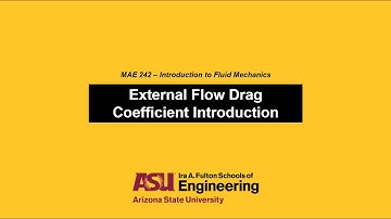 MAE 242 - External Flow Drag Coefficient Introduction