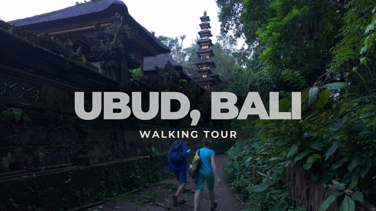 Beautiful Streets of Ubud – A Walking Tour Through Bali’s Cultural Heart | 4K UHD