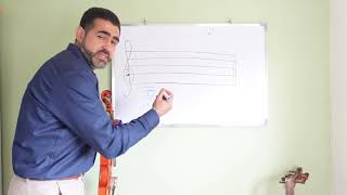 ماهي اسماء اوتار الكمان وموقعها على المدرج الموسيقي