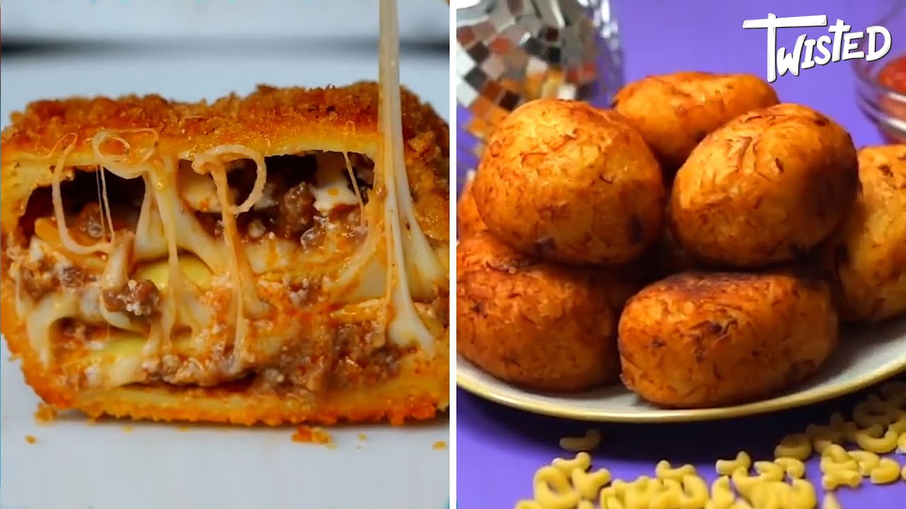 Lasagna Inspired Finger Food! Twisted Mini Lasagna Bites YouTube