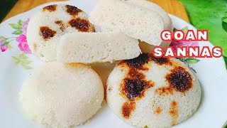 Goan Sannas - Soft & Fluffy 🌴 | Without Toddy #goansanna #sanna #sannas #goanyoutuber #goanrecipe