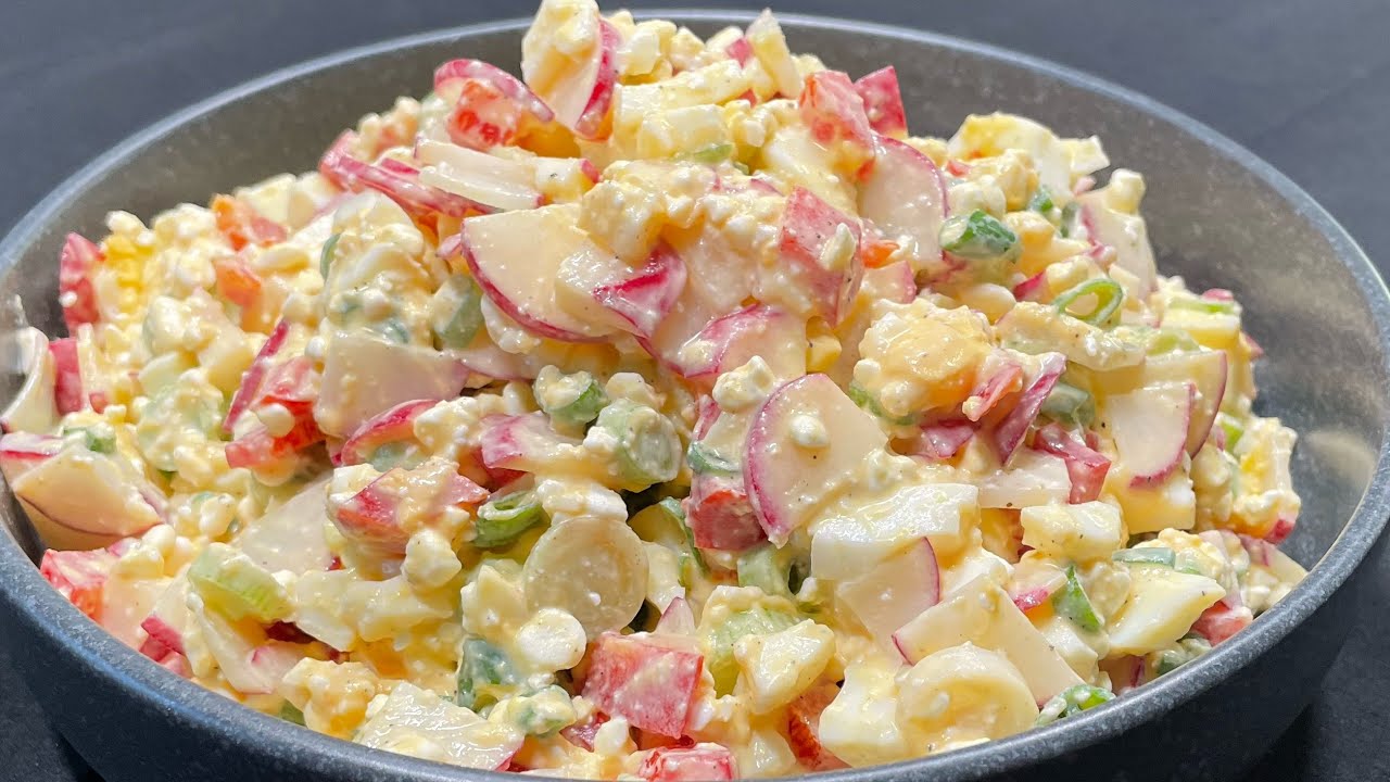 🥚Быстрый и полезный салат, о котором никто не знает‼️