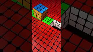 #rubikscube Hypnotic 3D cube visuals 🔥 #shorts #hypnotic #3d #cube #animation #viral