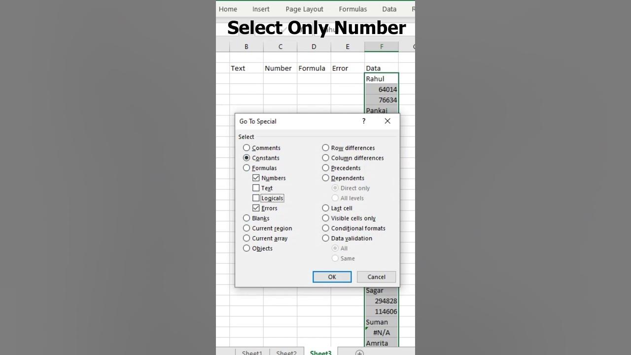 Excel pro trick separate text number etc in excel from mix data