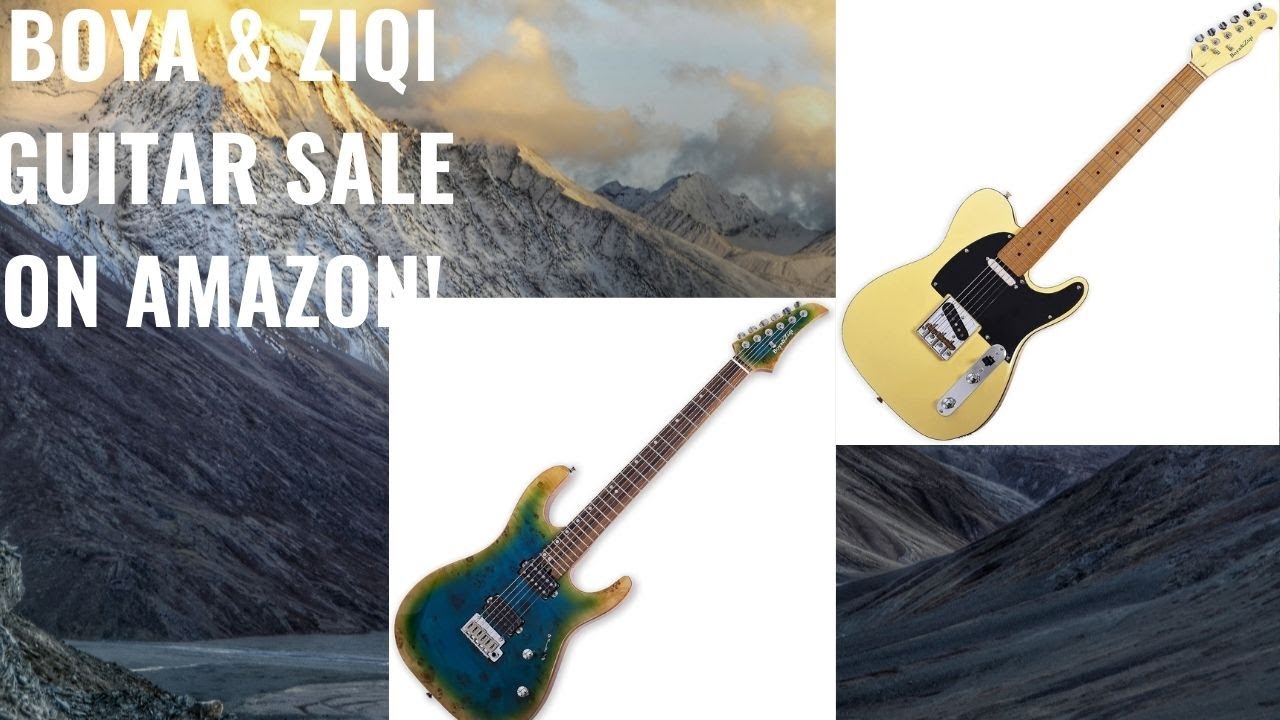 Гитары Boya & Ziqi со скидкой на Amazon!!