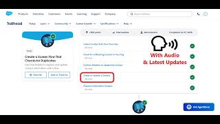 Membuat atau Memperbarui Kontak | Membuat Screen Flow yang Memeriksa Duplikat | Trailhead | Sales screenshot 4
