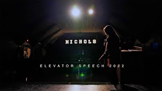 Nichols College Elevator Speech 2022