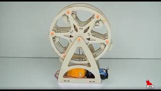 STEM Project - How to Build an Electric Powered Ferris Wheel out of wood..