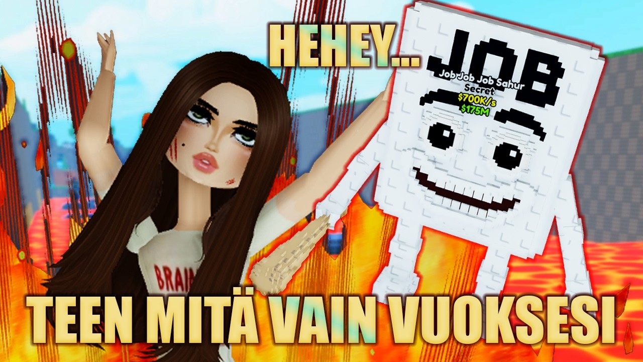 PELASTIN BRAINROTTEJA LAAVASTA...EN YMMÄRRÄ MITÄ VARTEN