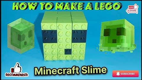 How To Make a LEGO Minecraft Slime | building blocks instructions | Diy