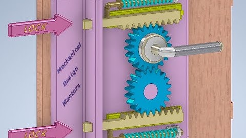 Automatic lock Door #Mechanical Mechanisms #Mechanical Principles #Automatic Latch Door #Latch Door