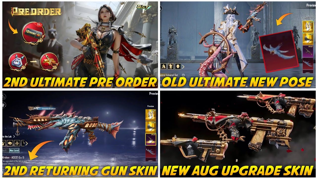 2ND ULTIMATE PRE ORDER RELEASE DATE | RETURN UPGRADE GUN SKIN | NEW AUG ...