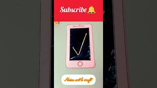 How to make writing tablet at home / DIY Magic slate #vairalshort #papercraft #magicboard #slateitem