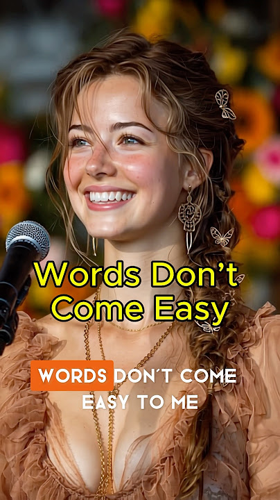 Words don't come easy - F.R David - Lyrics #lyricsvideo #englishsongs #80smusic
