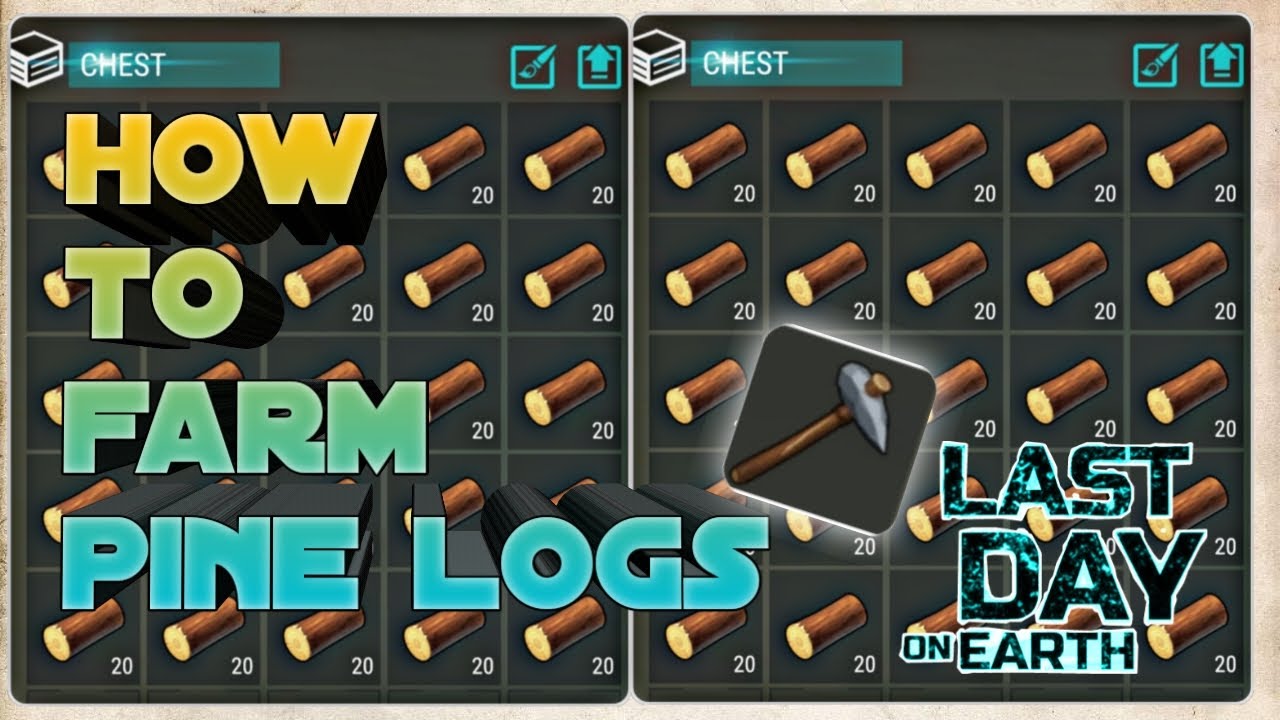 #LastDayonEarth  #LDoE  #survivalgameplay #mobilegames  LDoE : How to farming pine logs