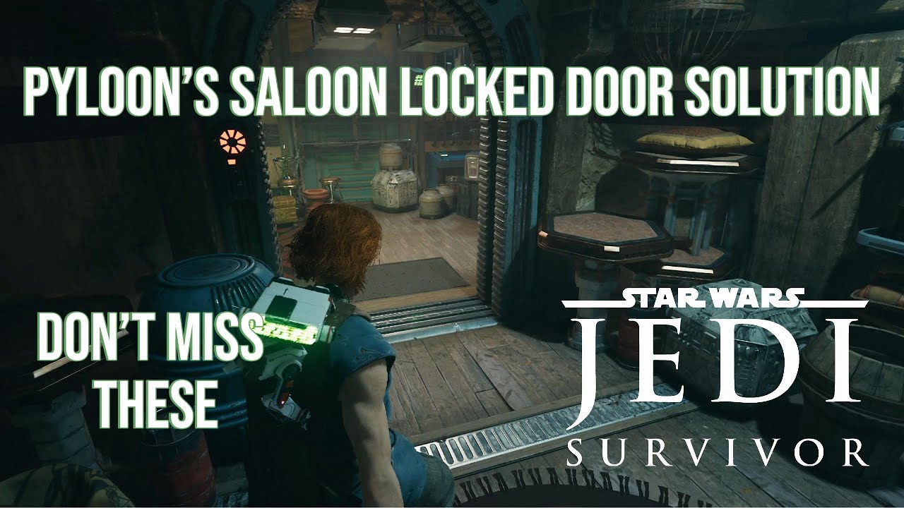 Jedi Survivor | Don't Miss These - Pyloon’s Saloon Locked Door Solution 🔑