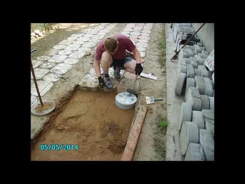Как мы делали дорожку своими руками Наш первый опыт