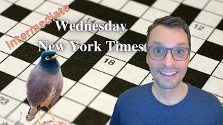 Medium difficulty New York Times crossword puzzle.  FUN THEME!