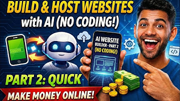 How to Build & Host a Website online with Phone using AI (No Coding!)