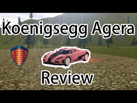 Agera R Review In Vehicle Simulator Roblox Youtube - roblox vehicle simulator agera r vs zonda r