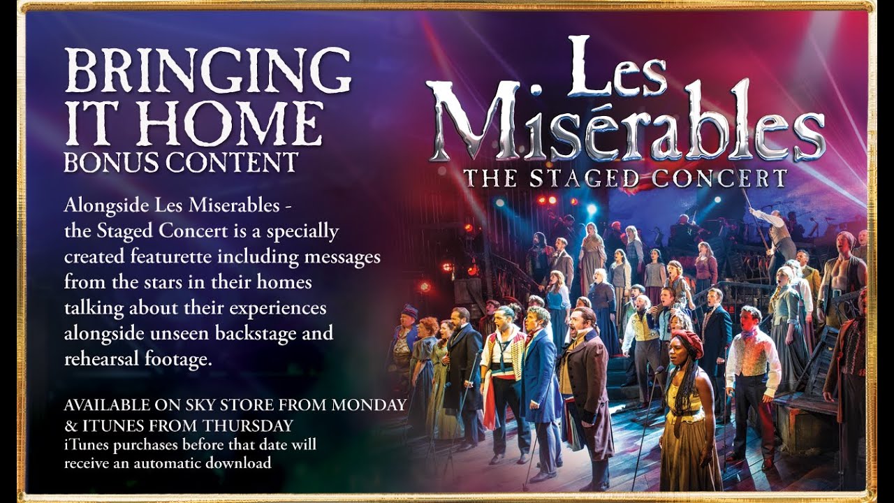 Bringing It Home A Les Miz Stay At Home Special Youtube