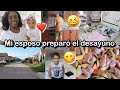 MI ESPOSO PREPARÓ EL DESAYUNO + QUÉ IDIOMA HABLA ALE? + CAMINANDO POR EL BARRIO | 23 May 2021