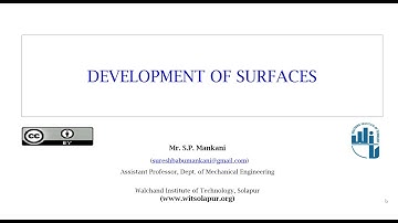 Development of Surfaces | Lecture by Prof. S.P. Mankani