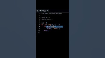 Python Pattern Program #pythonforbeginners #coding #python #pythonpatternprogram