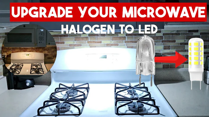 How to Replace Microwave Halogen Bulb to LED Bulb | Brighter & Energy-Efficient