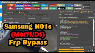 Samsung M01s (M017f/DS) Frp bypass unlock tool one click 2026 Latest security