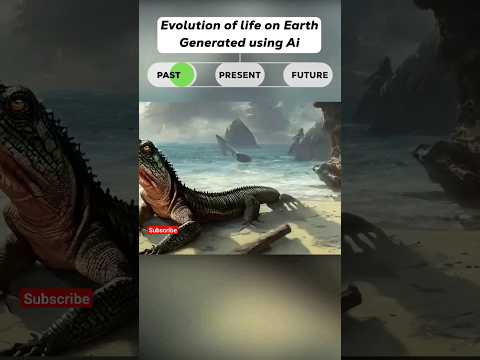 Evolution of life on Earth Generated using Ai.. 🪐✨ #viral #shorts #cosmos