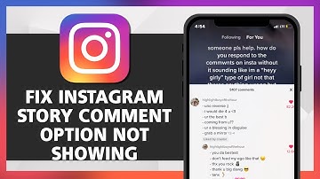 How to Fix Instagram Story Comment Option Not Showing (2025 Guide)