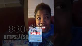 Early voting start May 26 at 8:30 AM in SC. https://scvotes.gov/ #RIANNJENKINS #VOTE #FYP