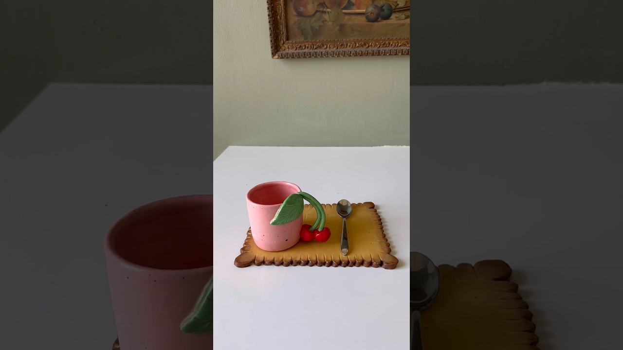 DIY : un dessous de plat en argile autodurcissante ✨