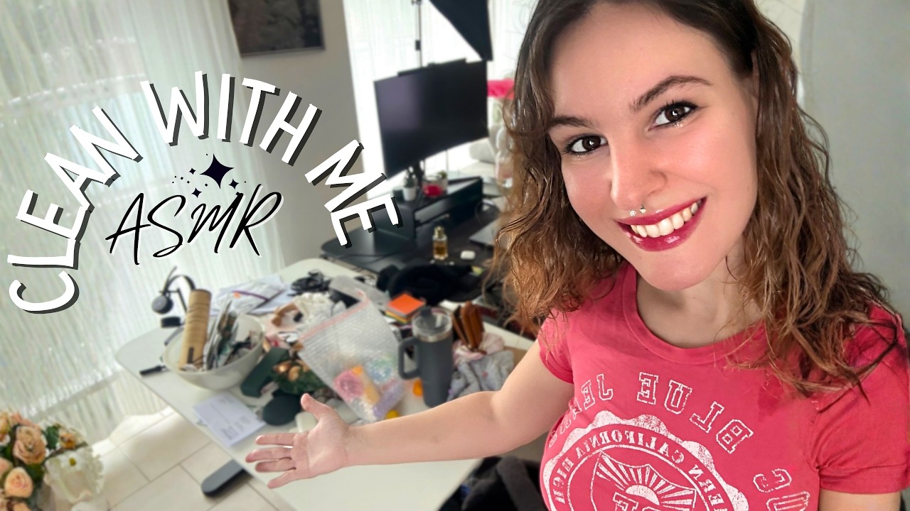 CLEAN + ORGANIZE WITH ME! 🧺 declutter | throw | keep random items [ASMR]