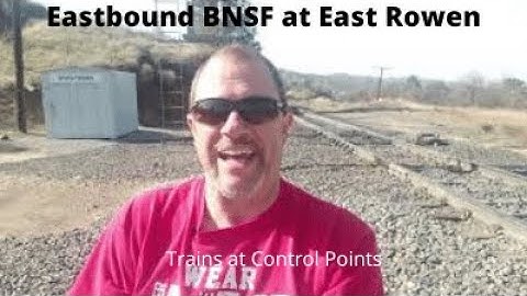 BNSF Train Eastbound at East Rowen.