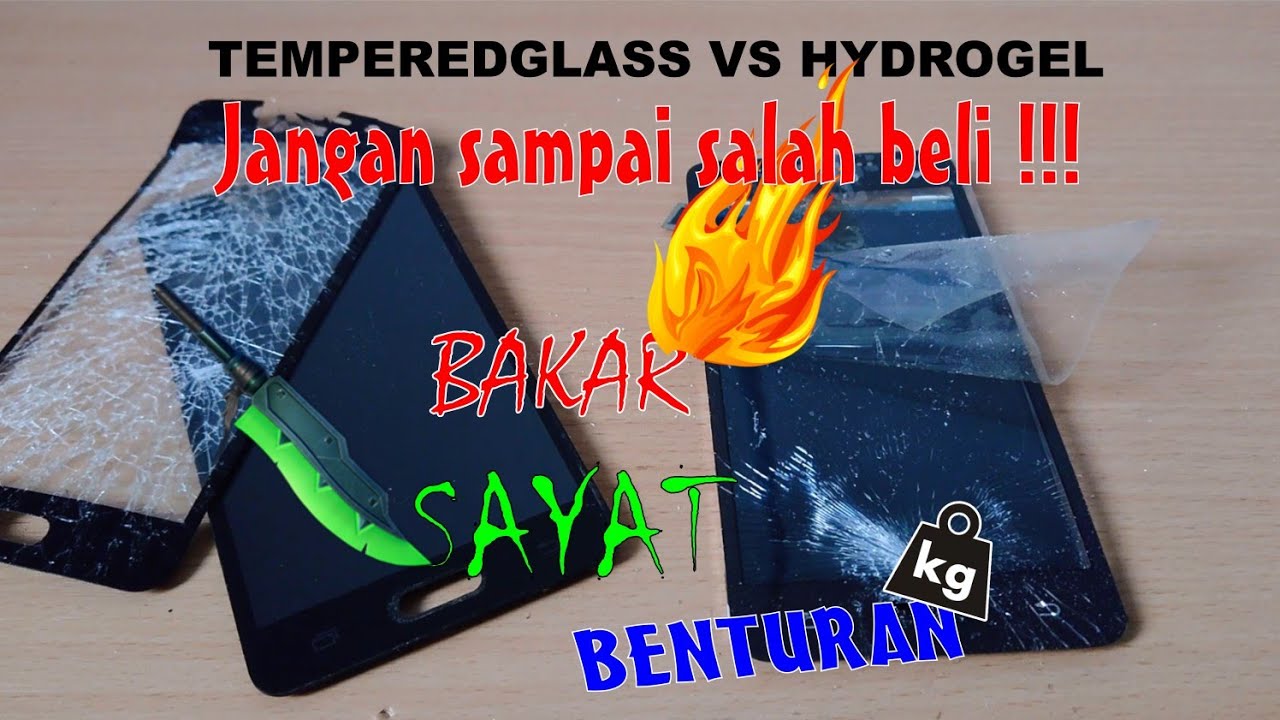 tempered glass vs hydrogel bagus mana? YouTube